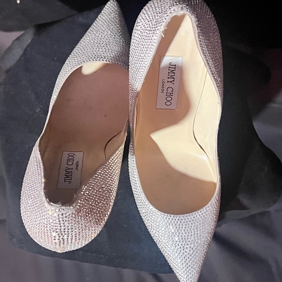 JIMMY CHOO- stilettos-  Swarovski Crystals - Cinderella has entered the building - Picture 7 of 8